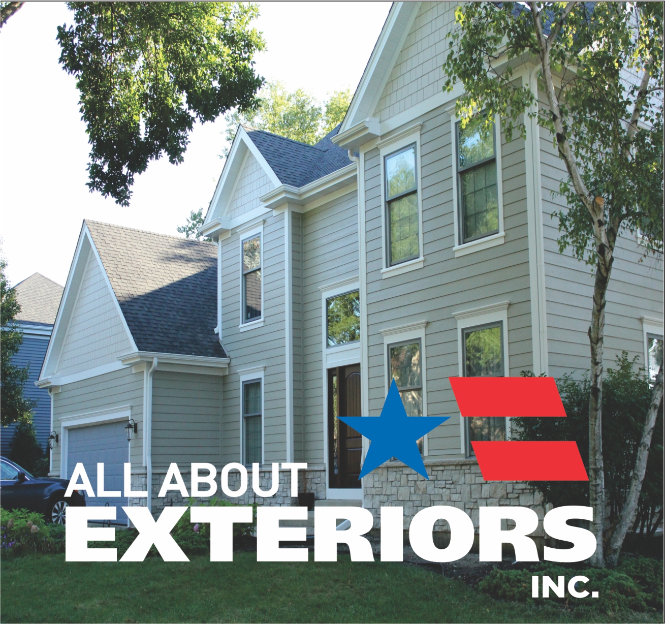 Logo for All About Exteriors Inc