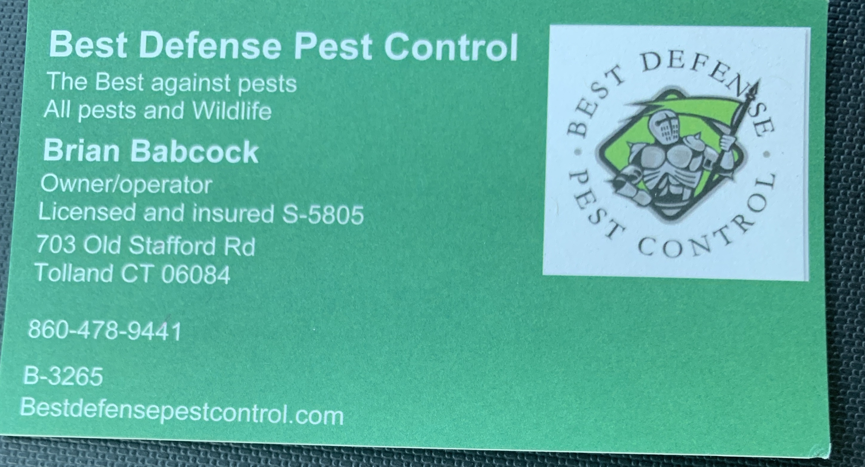 Best Defense Pest Control logo