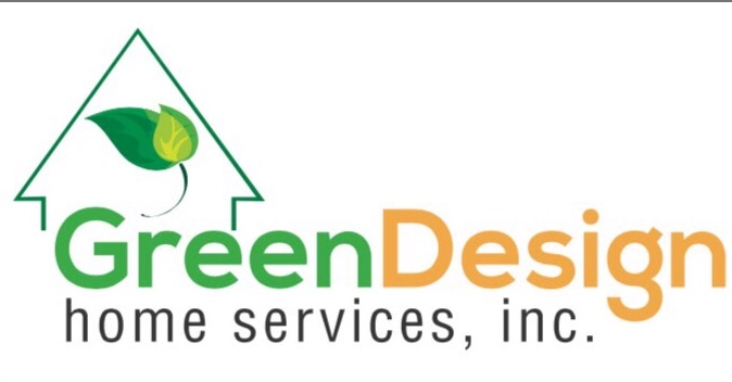 Green design home services logo
