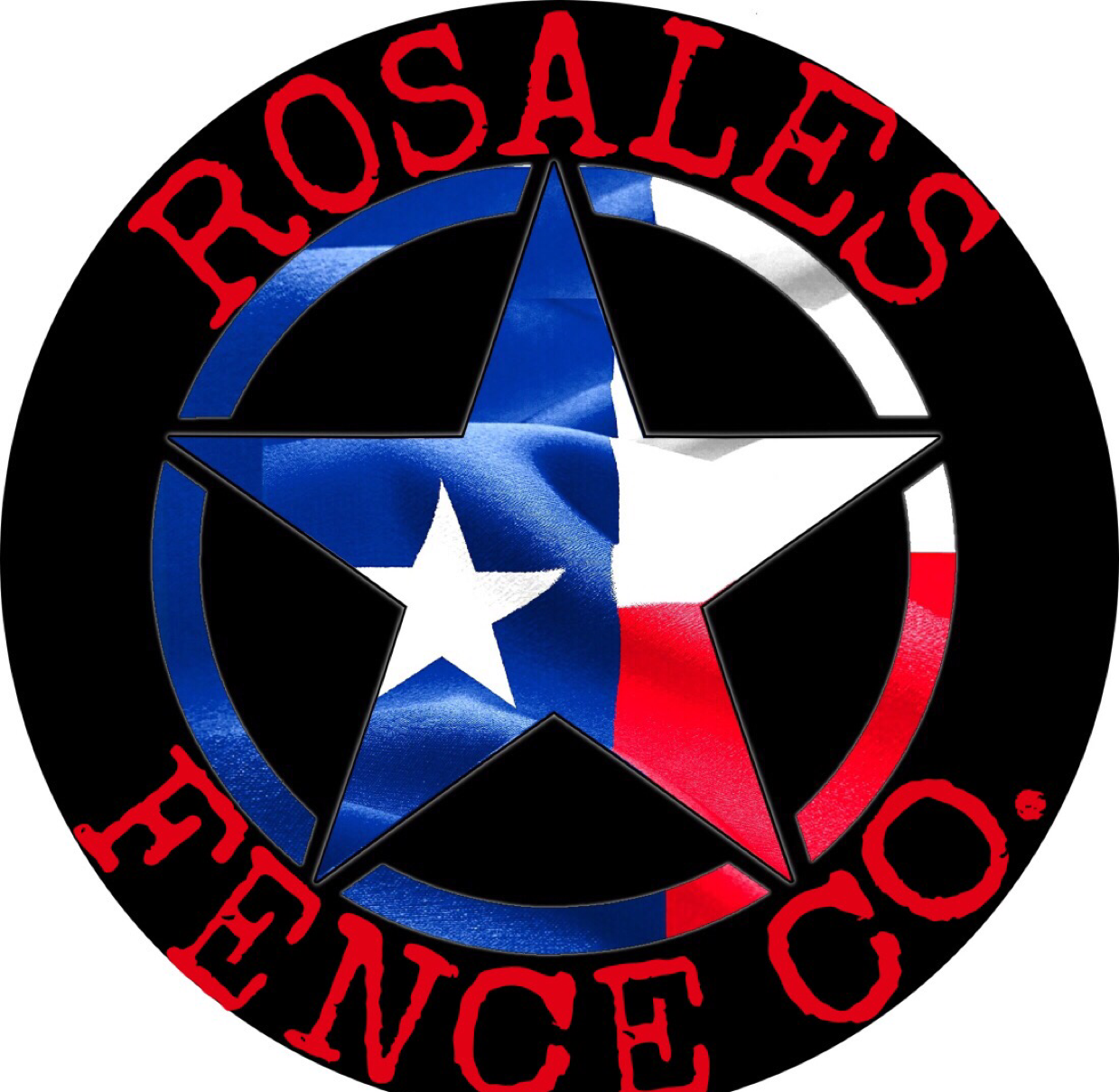 Rosales Fence Co. logo