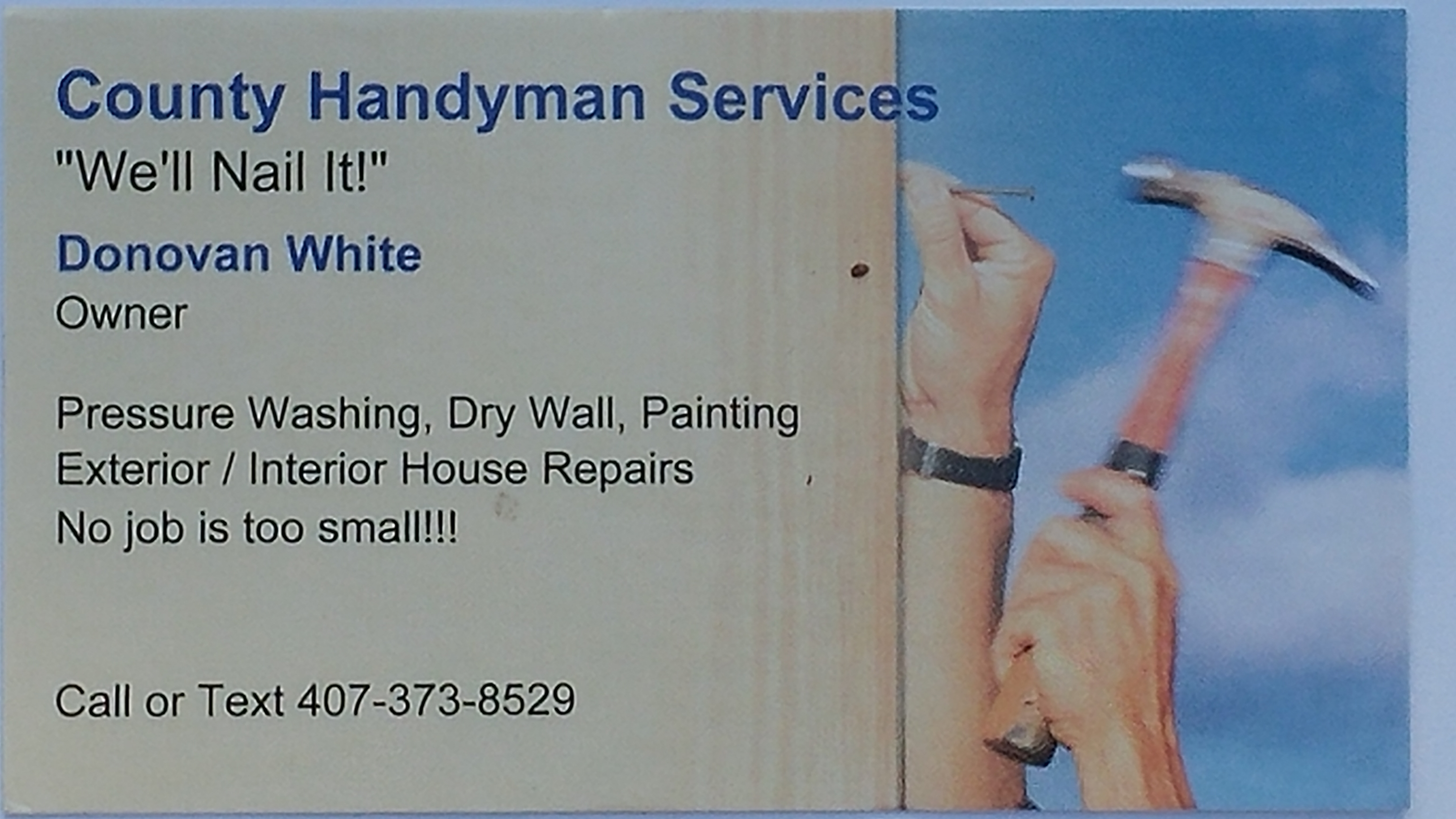 County Handyman Services logo