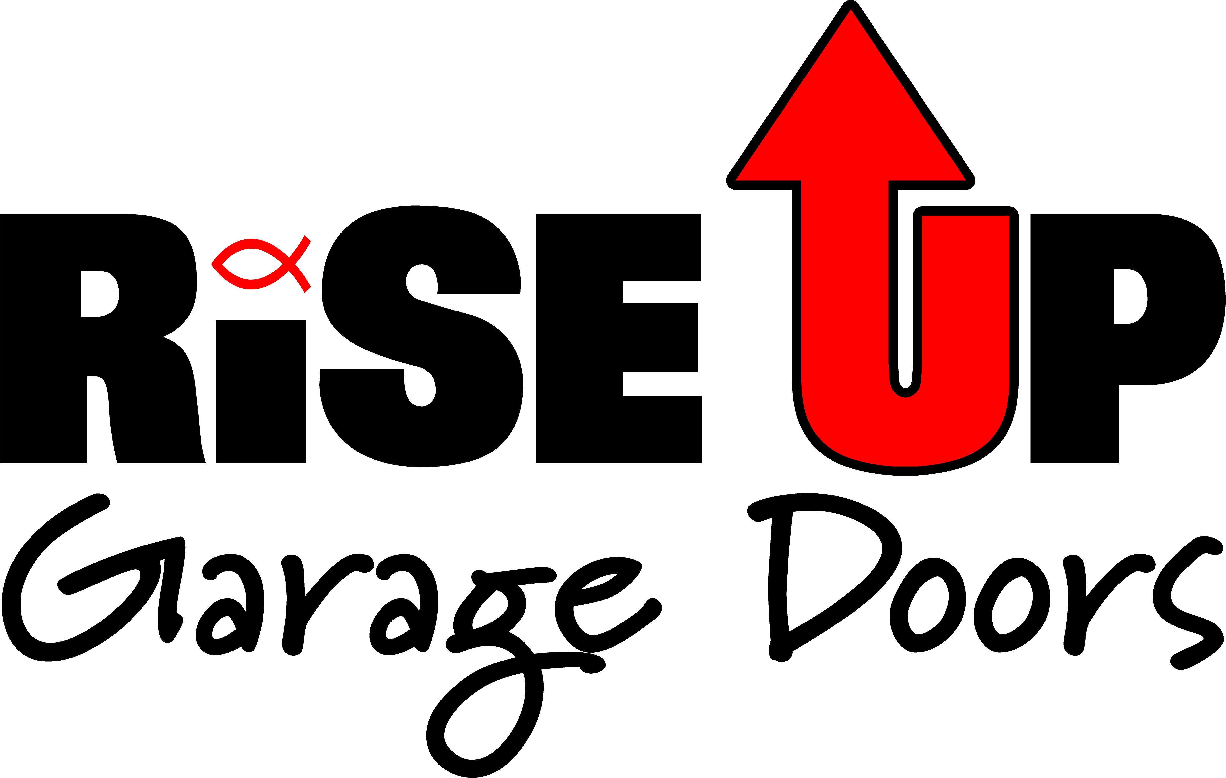 Logo for Rise Up Garage Doors