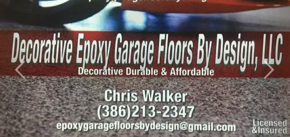 Logo for Decorative Epoxy Garage Floors By Design LLC