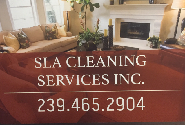 Logo for SLA cleaning service inc
