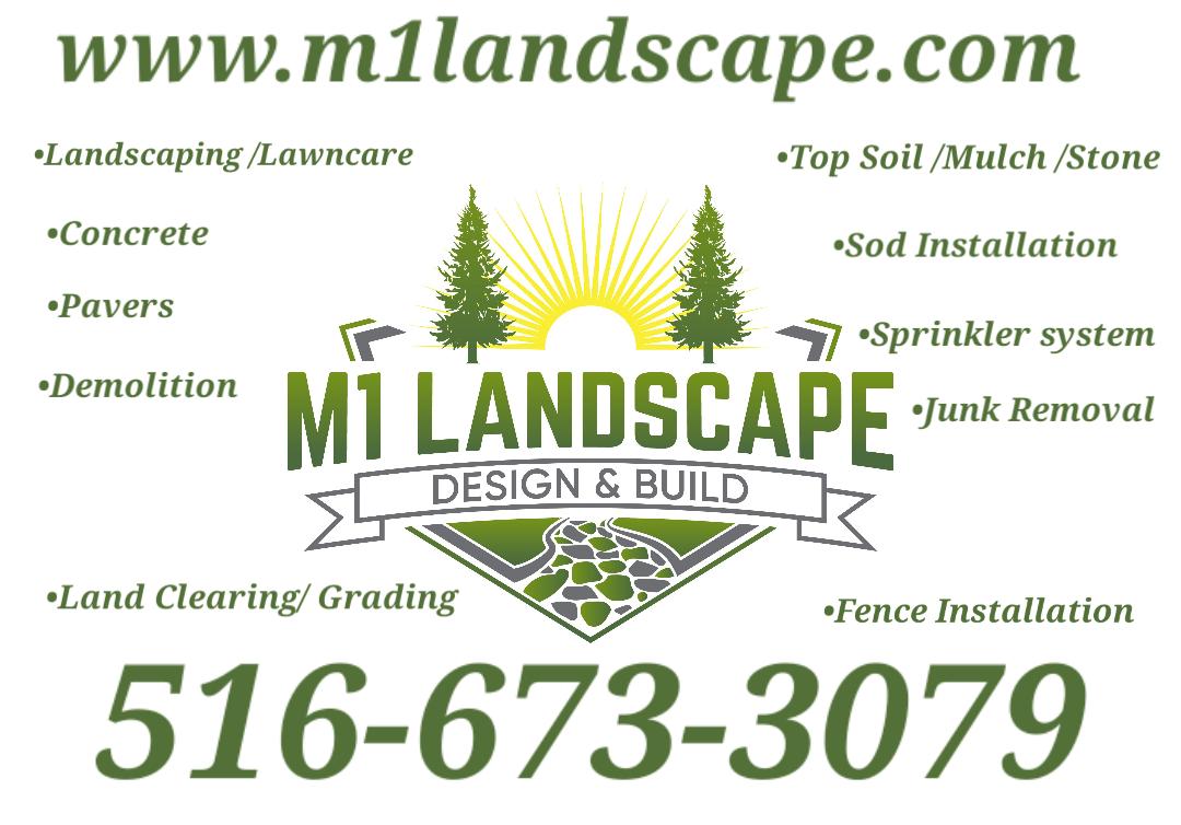 M1 Landscape Design & Build logo