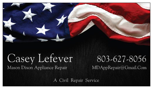 Logo for Mason Dixon Appliance Repair....
