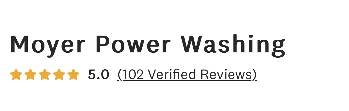 Logo for Moyer Power Washing