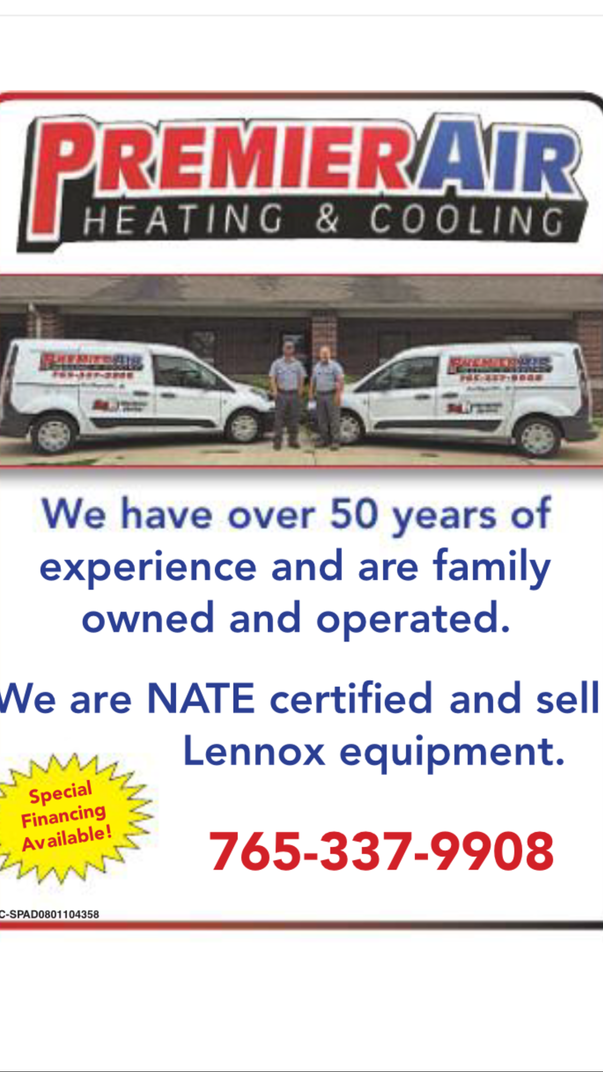 Avatar for Premier Air Heating & Cooling