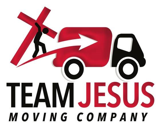 Logo for Team Jesus Moving Company