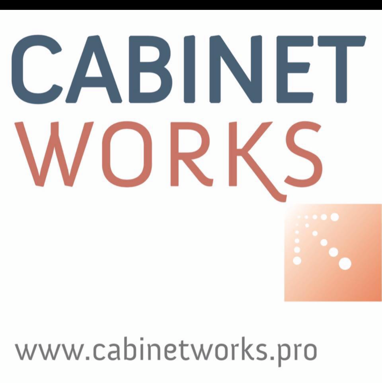 Logo for Cabinetworks- Cabinet Painting