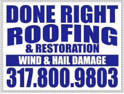 Logo for Done Right Roofing & Restoration
