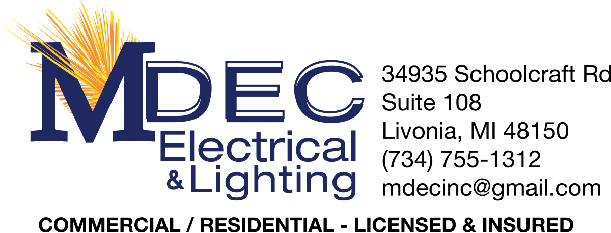 Logo for MDEC Electrical and Lighting