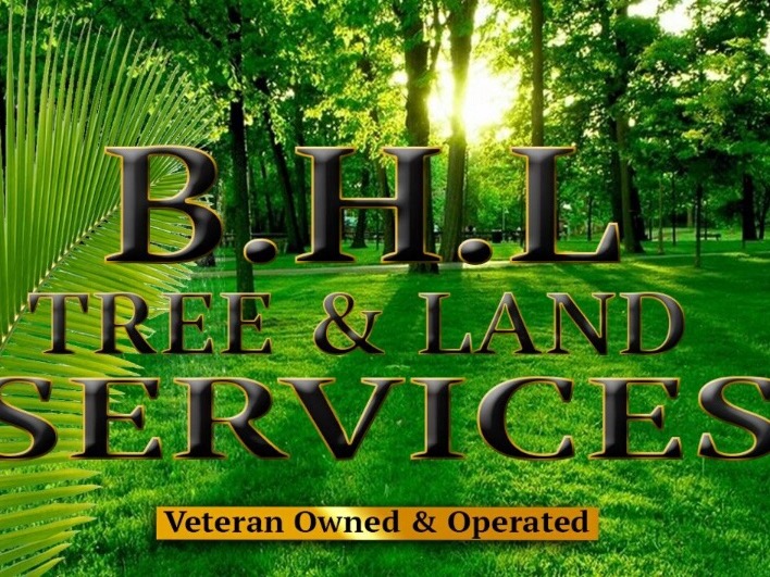 B H L TREE & LAND SERVICES logo