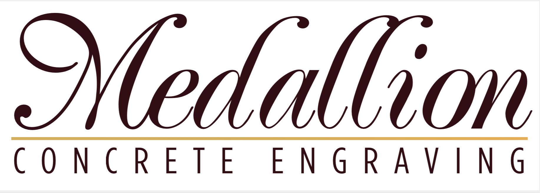 Logo for Medallion Concrete Engraving