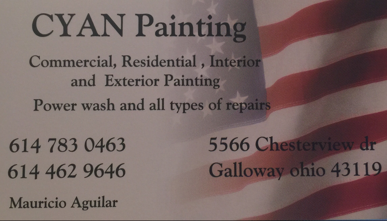 Logo for Cyan Painting Co.