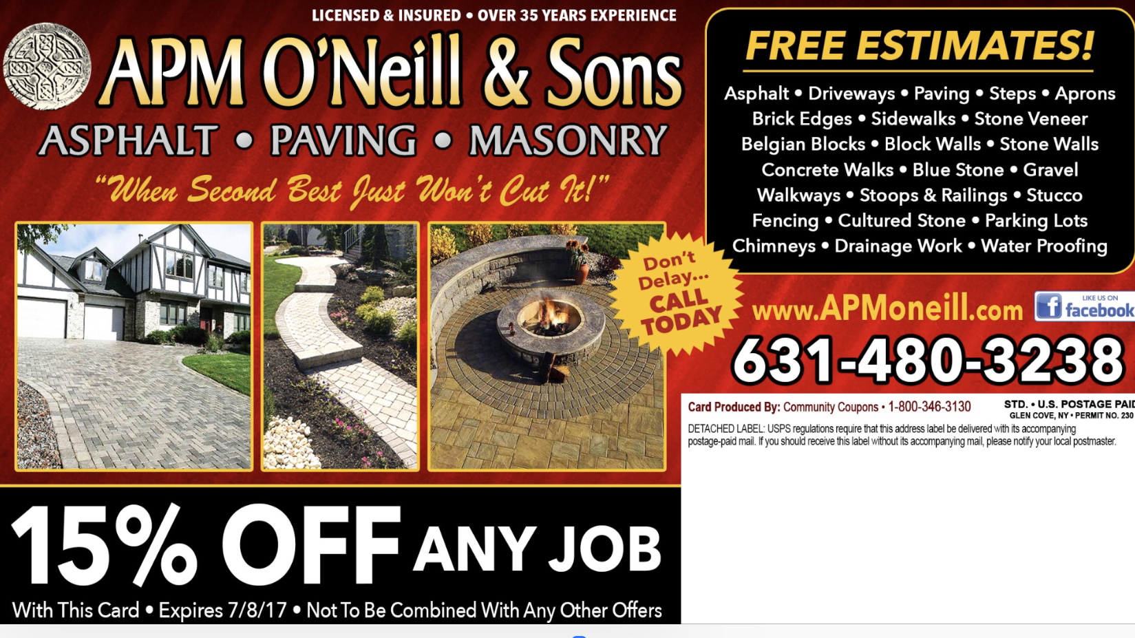 APM O'Neill & Sons logo