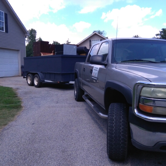 Logo for "His Will" Junk Removal & Hauling Services