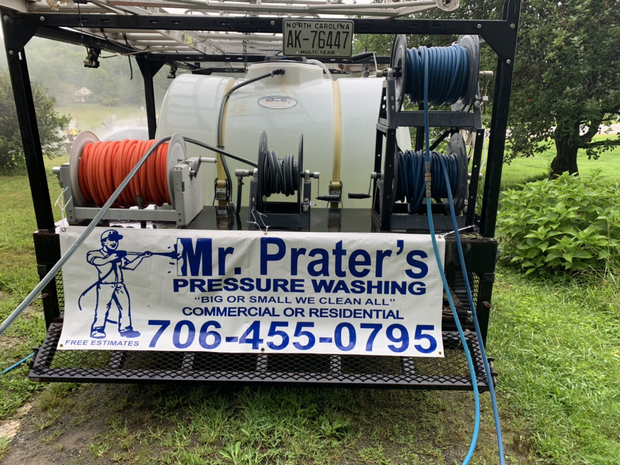 Mr. Prater's Pressure Washing logo