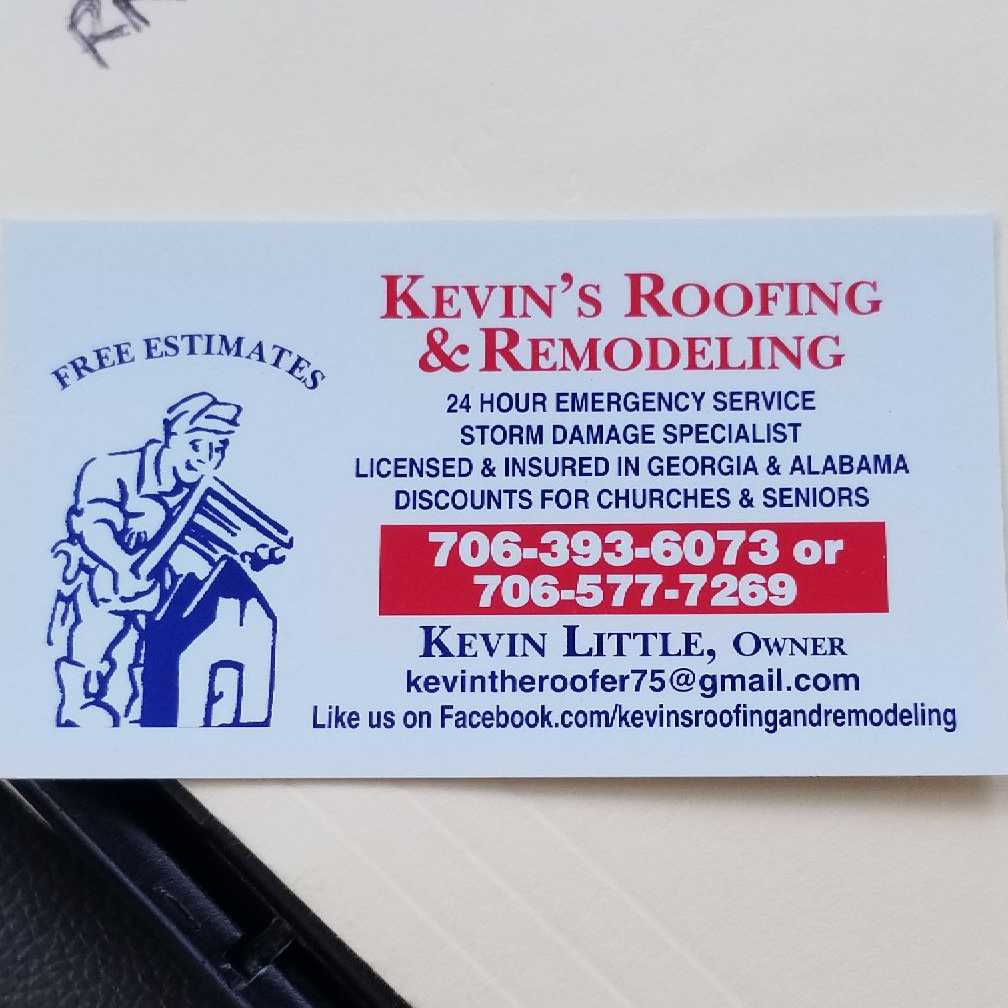 Logo for Kevin's Roofing and Remodeling