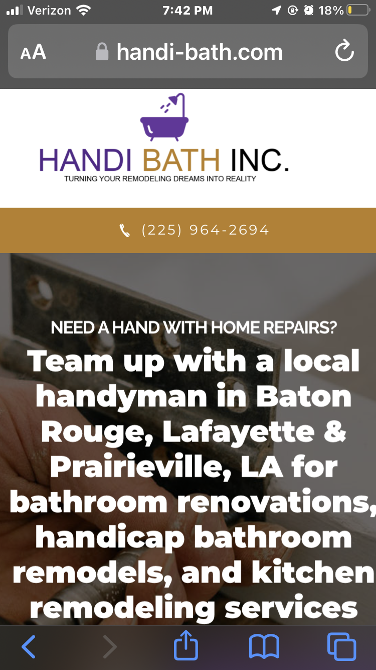 Handi Bath, Inc logo