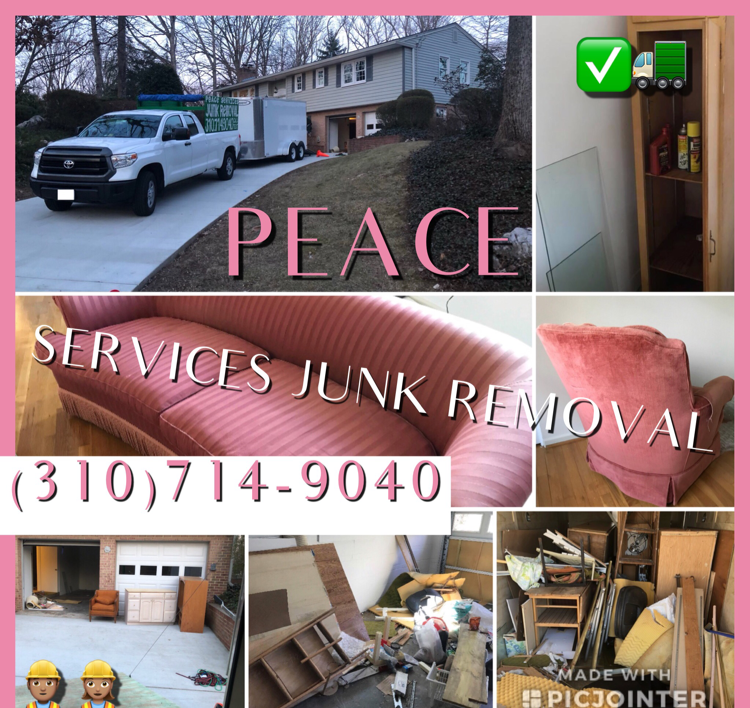 Logo for Peace Services Junk Removal
