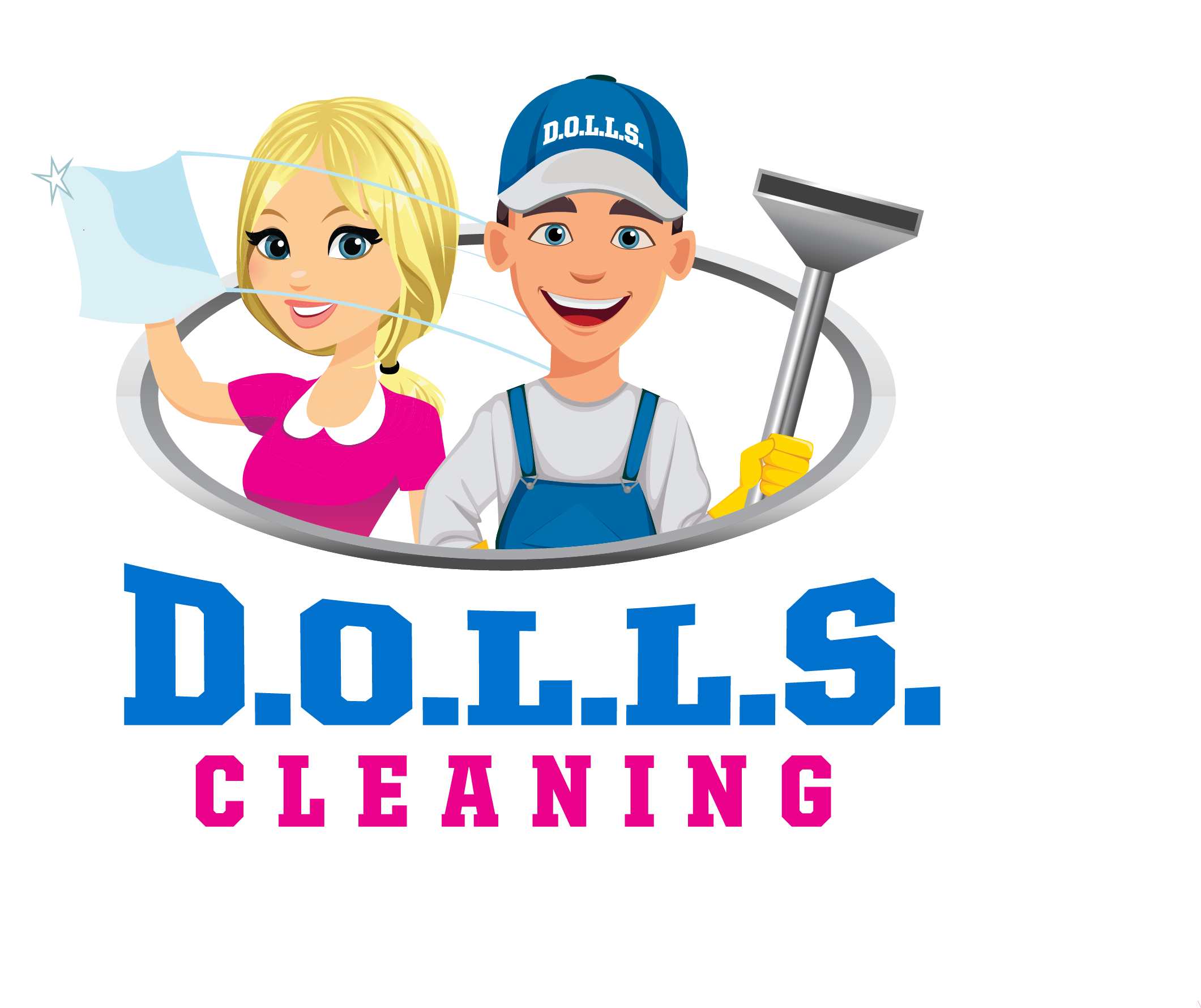D.O.L.L.S. CLEANING logo