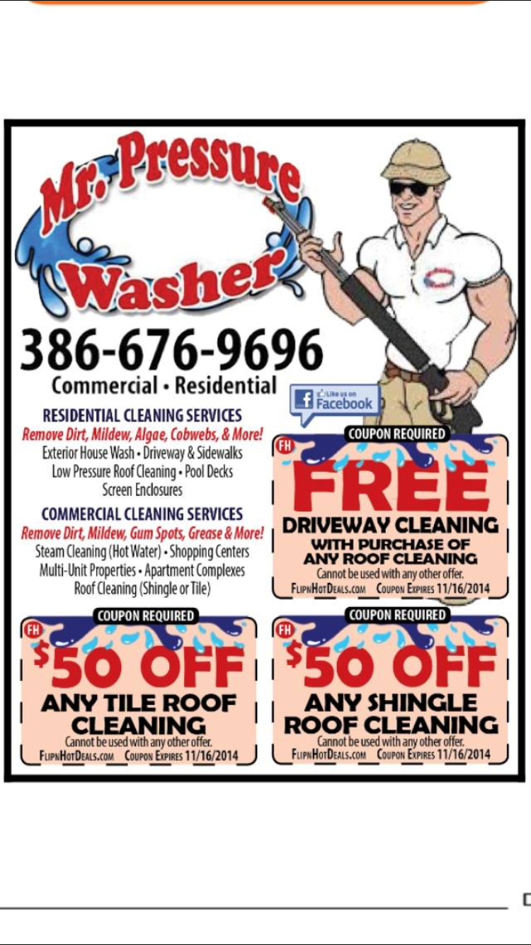 Mr pressure washer logo