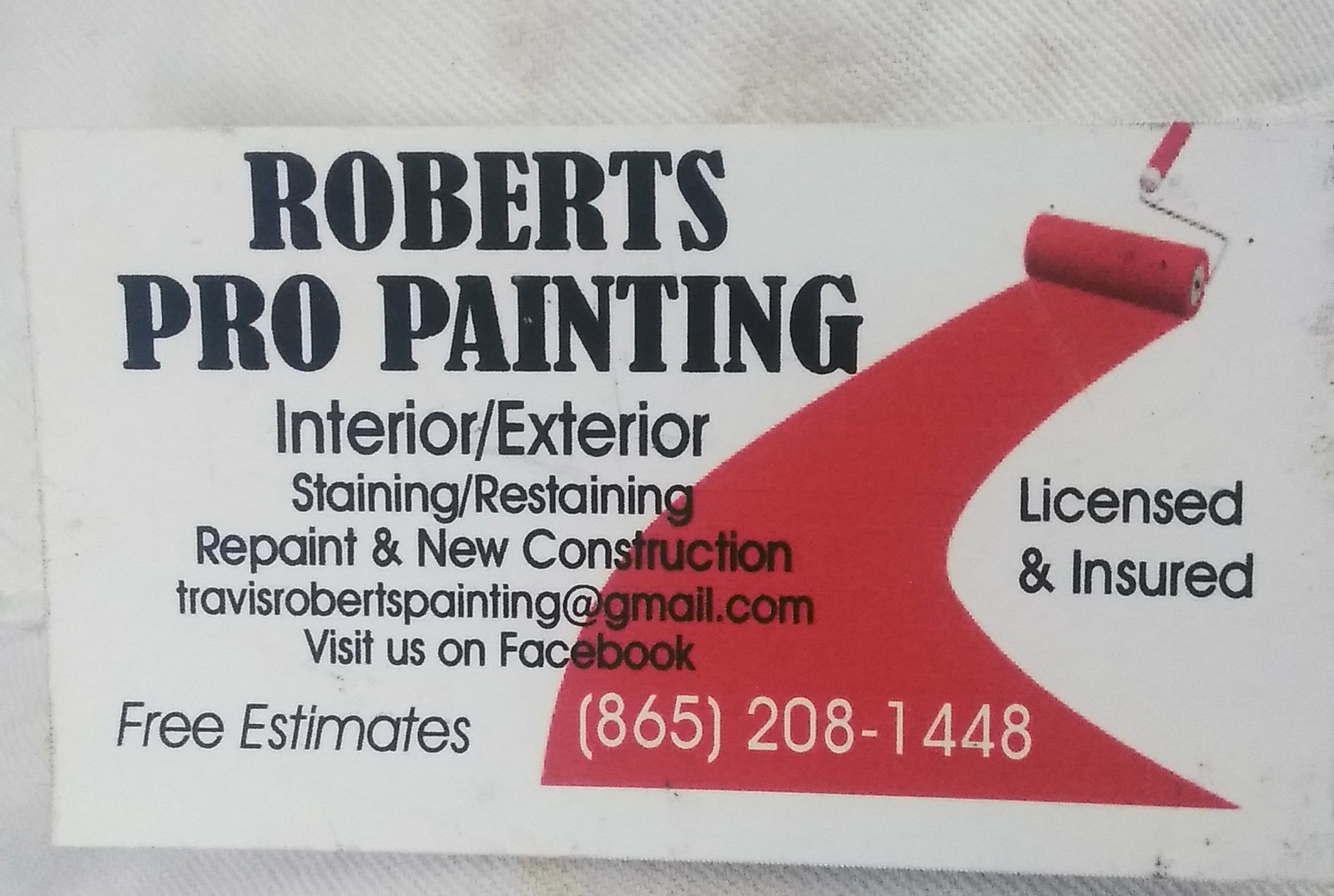 Travis Roberts Professional Painting logo