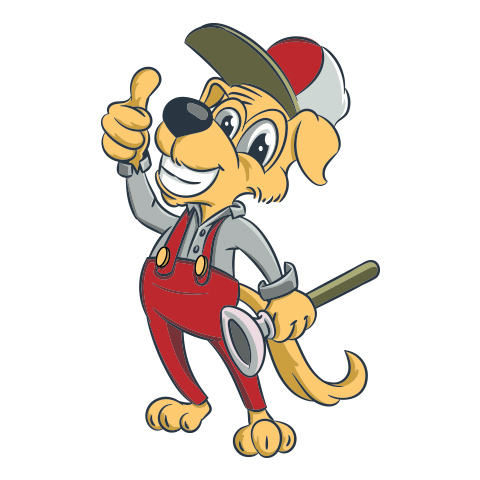 Logo for Paws Plumbing