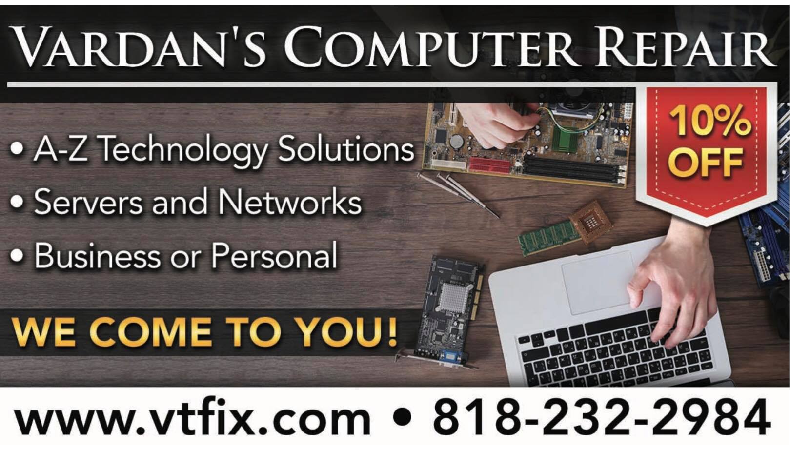 Logo for Vardan's Computer Repair