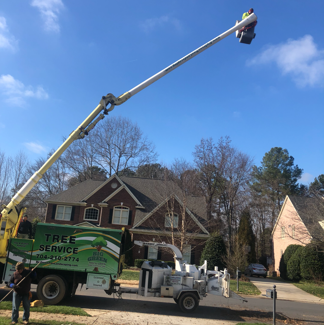 Big Green Tree Lawn and Landscaping logo