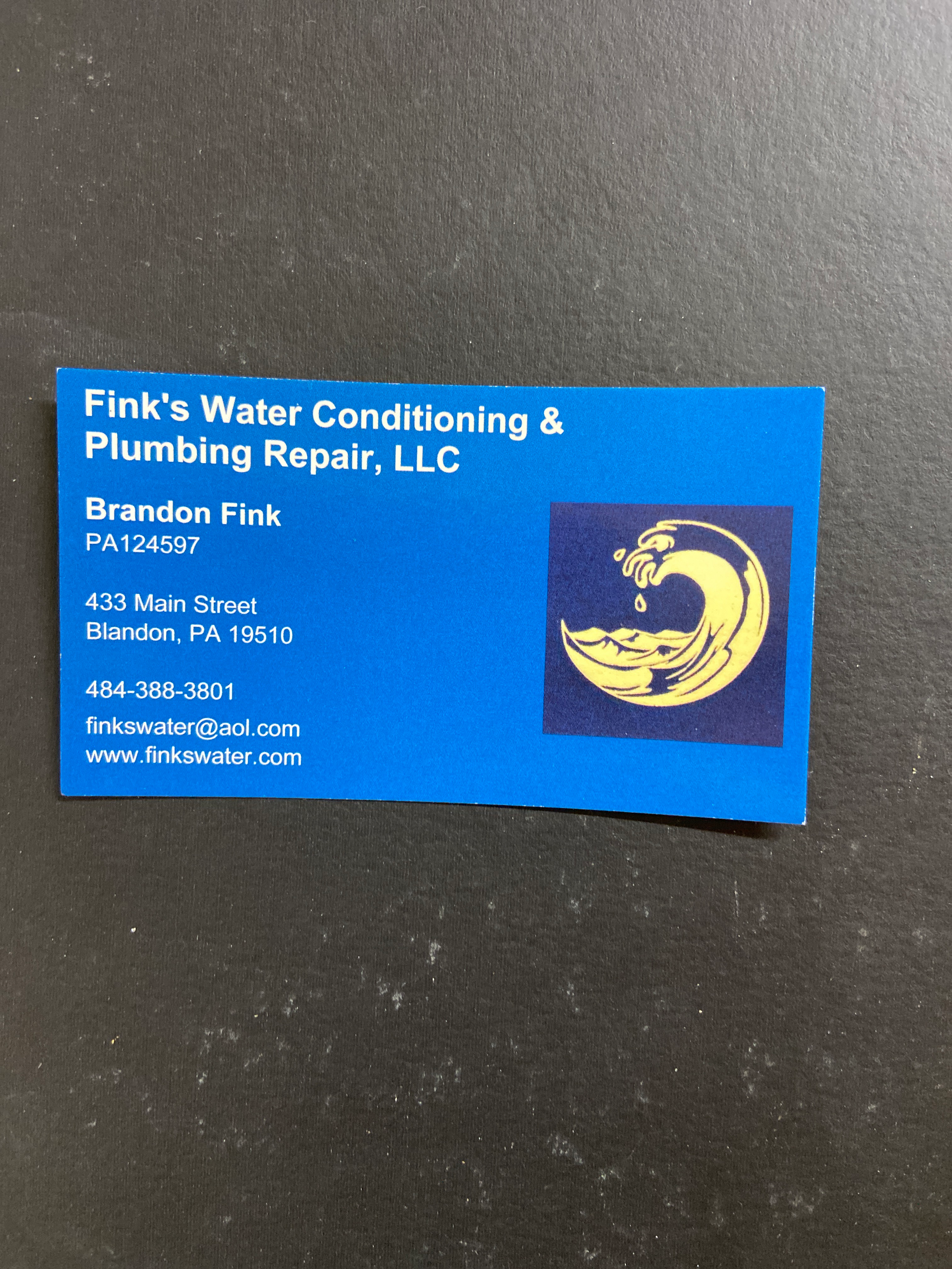 Fink's Water Conditioning & Plumbing Repair, LLC logo