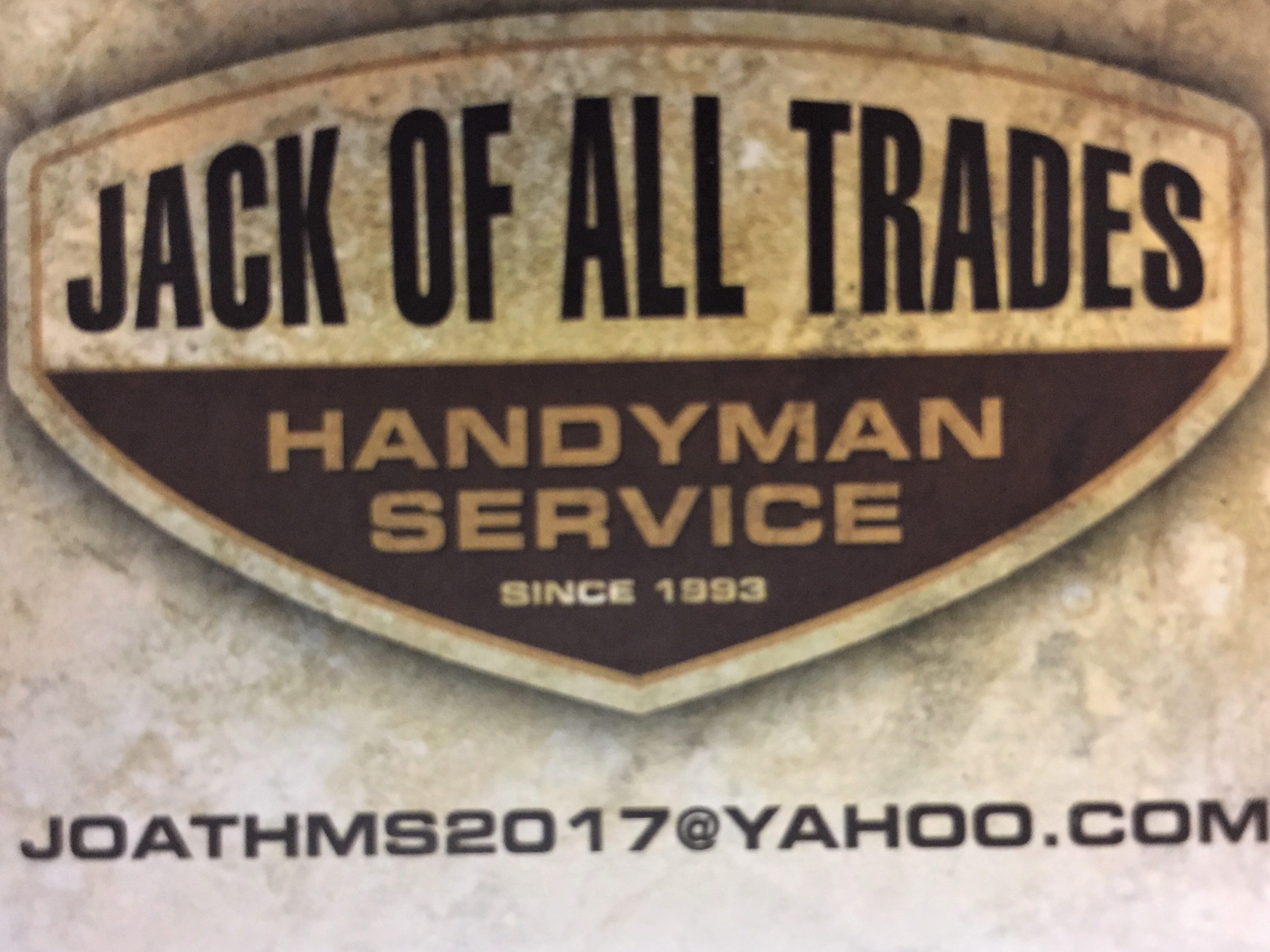 Logo for Jack Of All Trades Handy-Man Service