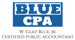 Logo for W. Clay Blue, Jr., CPA