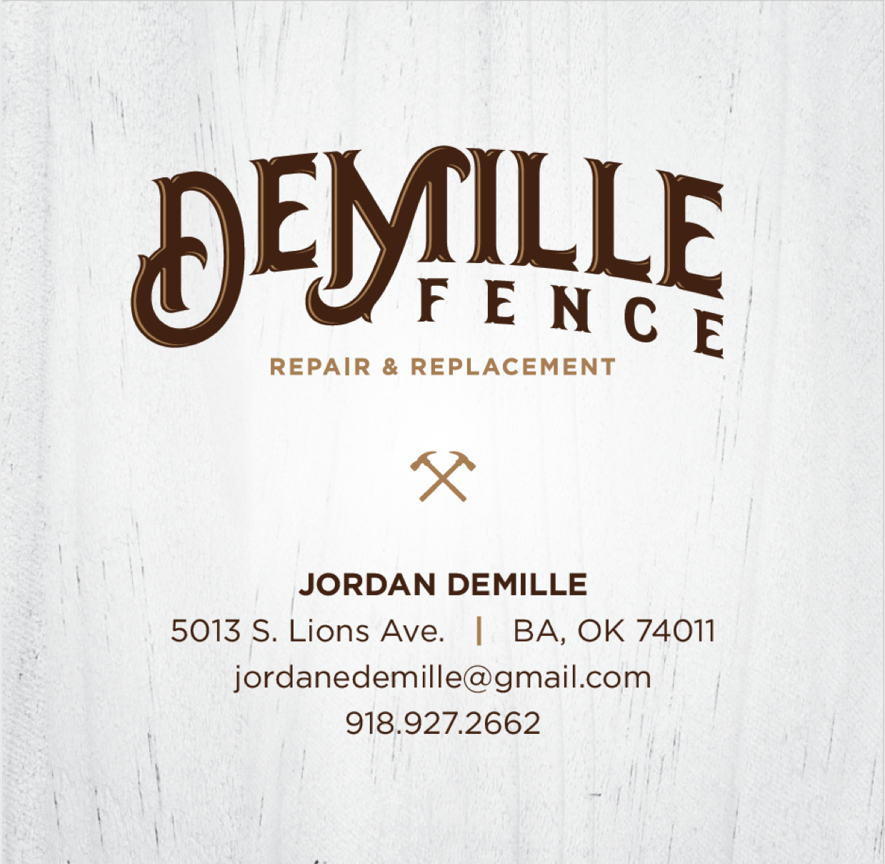 Logo for DeMille Fence