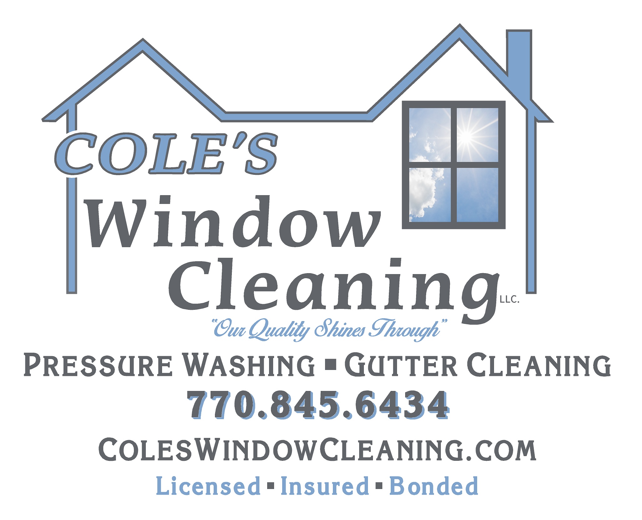 Cole's Window & Gutter Cleaning & Pressure Washing logo