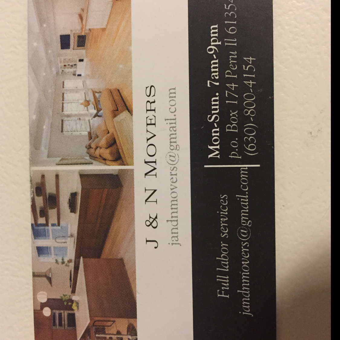 Logo for J & N Movers