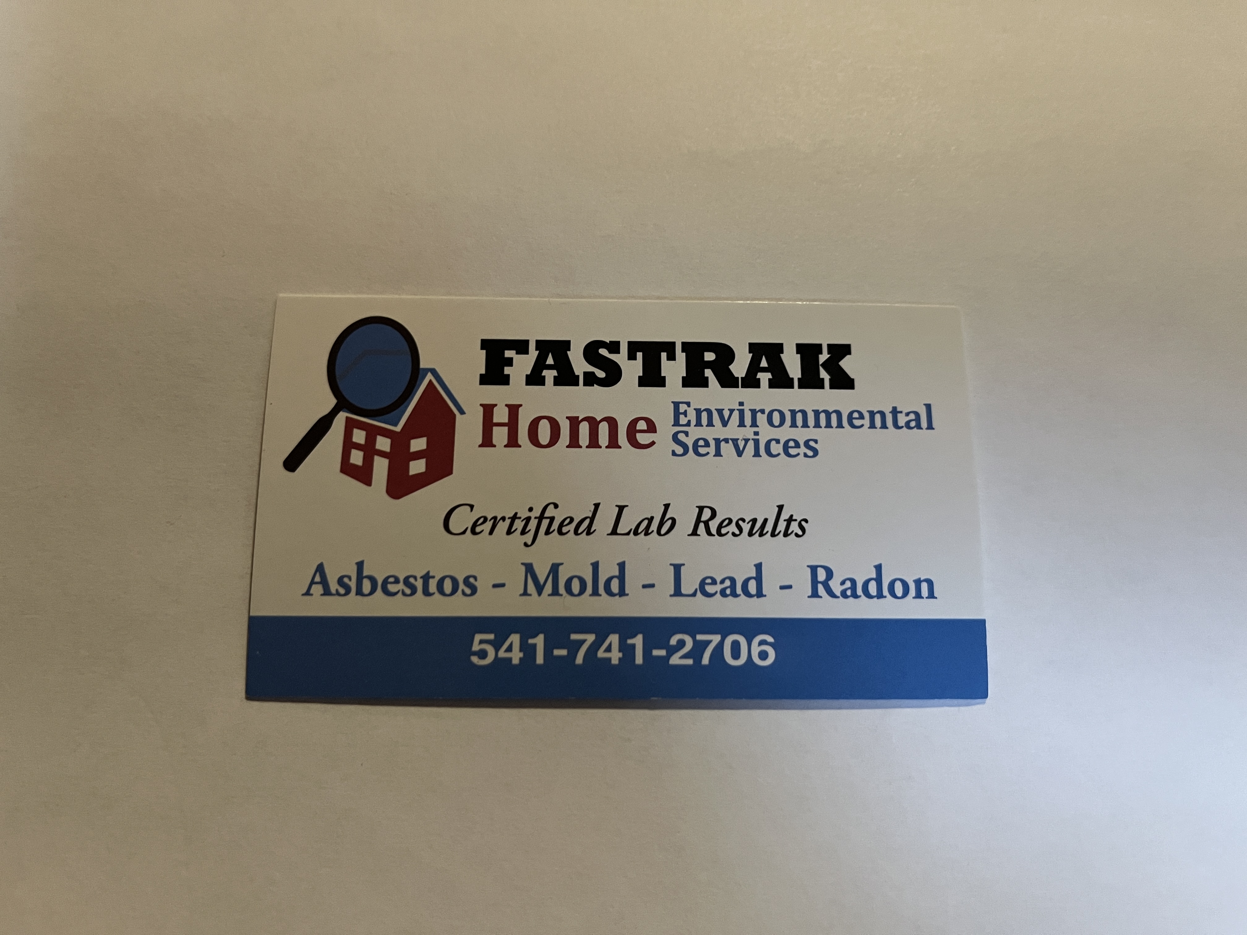 FASTRAK OREGON ASBESTOS & MOLD INSPECTIONS LLC logo
