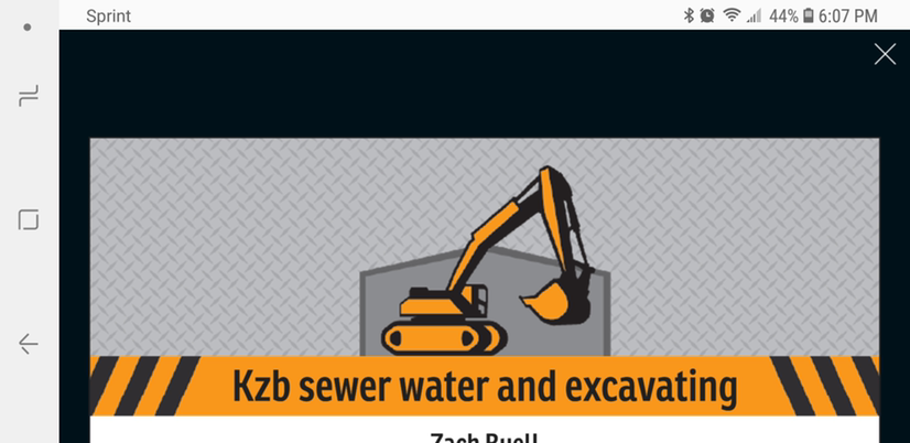 KZB Sewer Water & Excavating logo