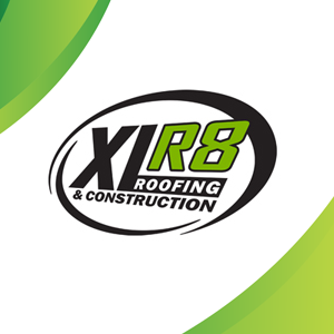Logo for XLR8 Roofing and Construction