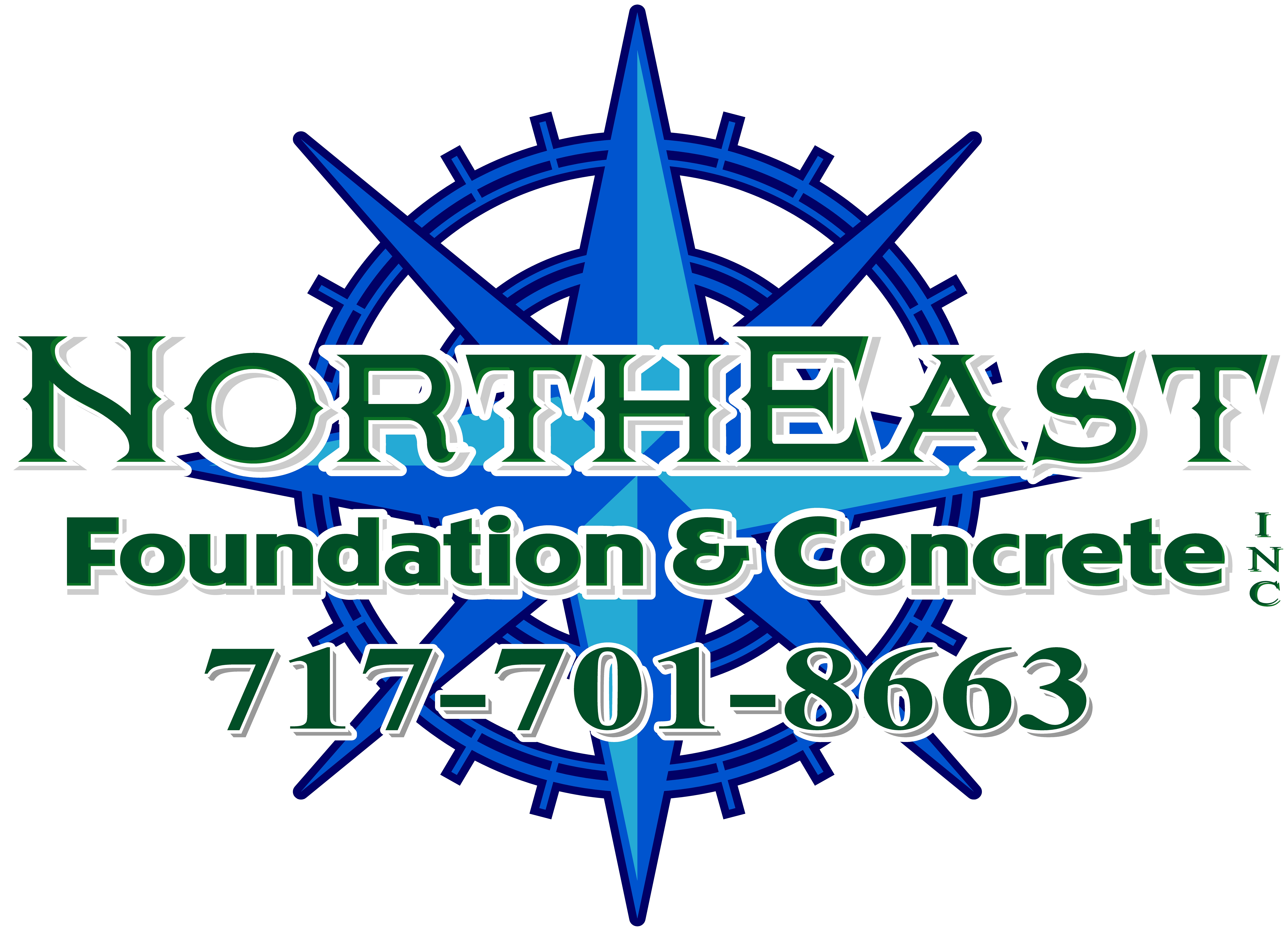 Northeast Foundation and Concrete logo
