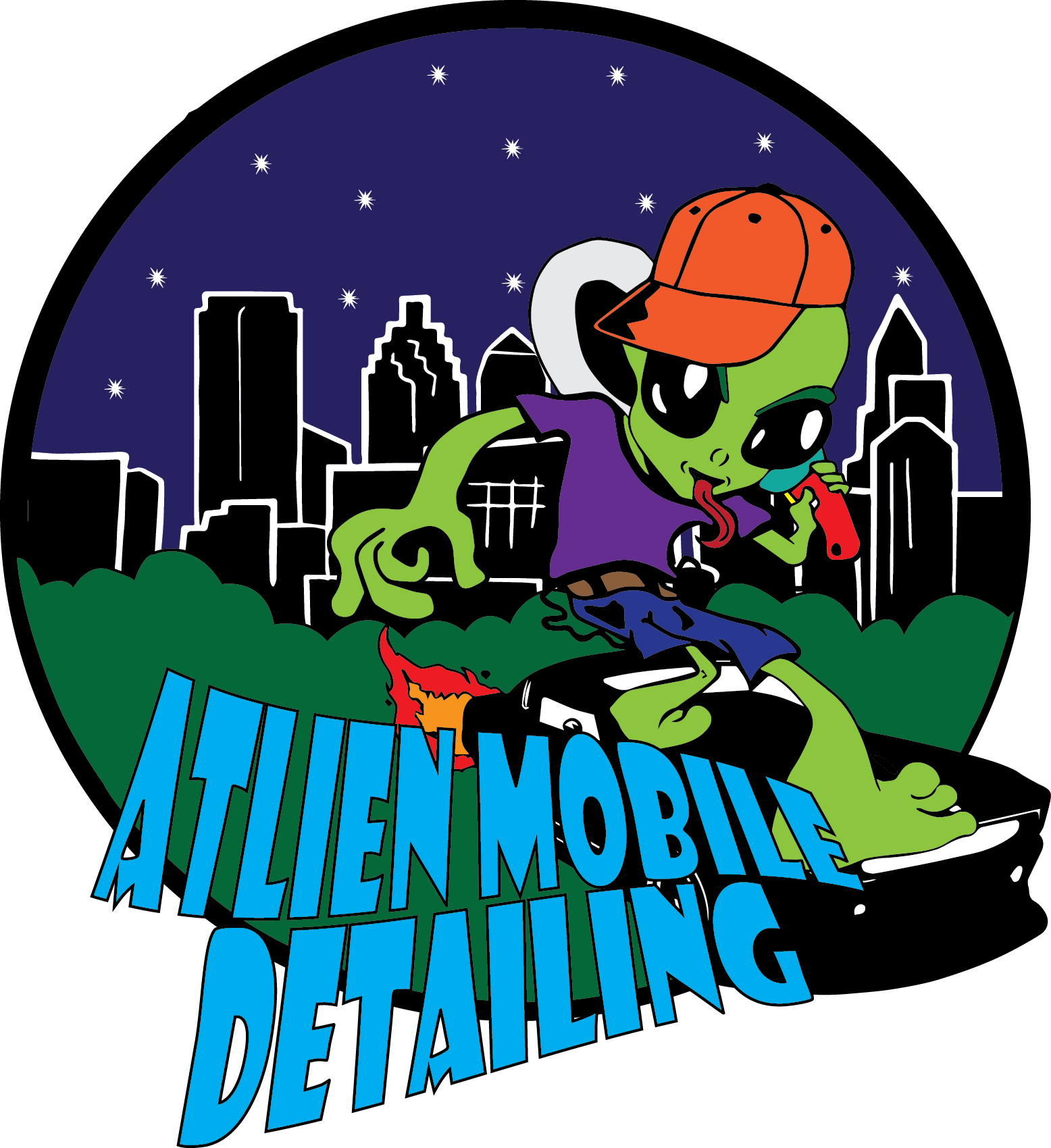 Atlien mobile detailing logo