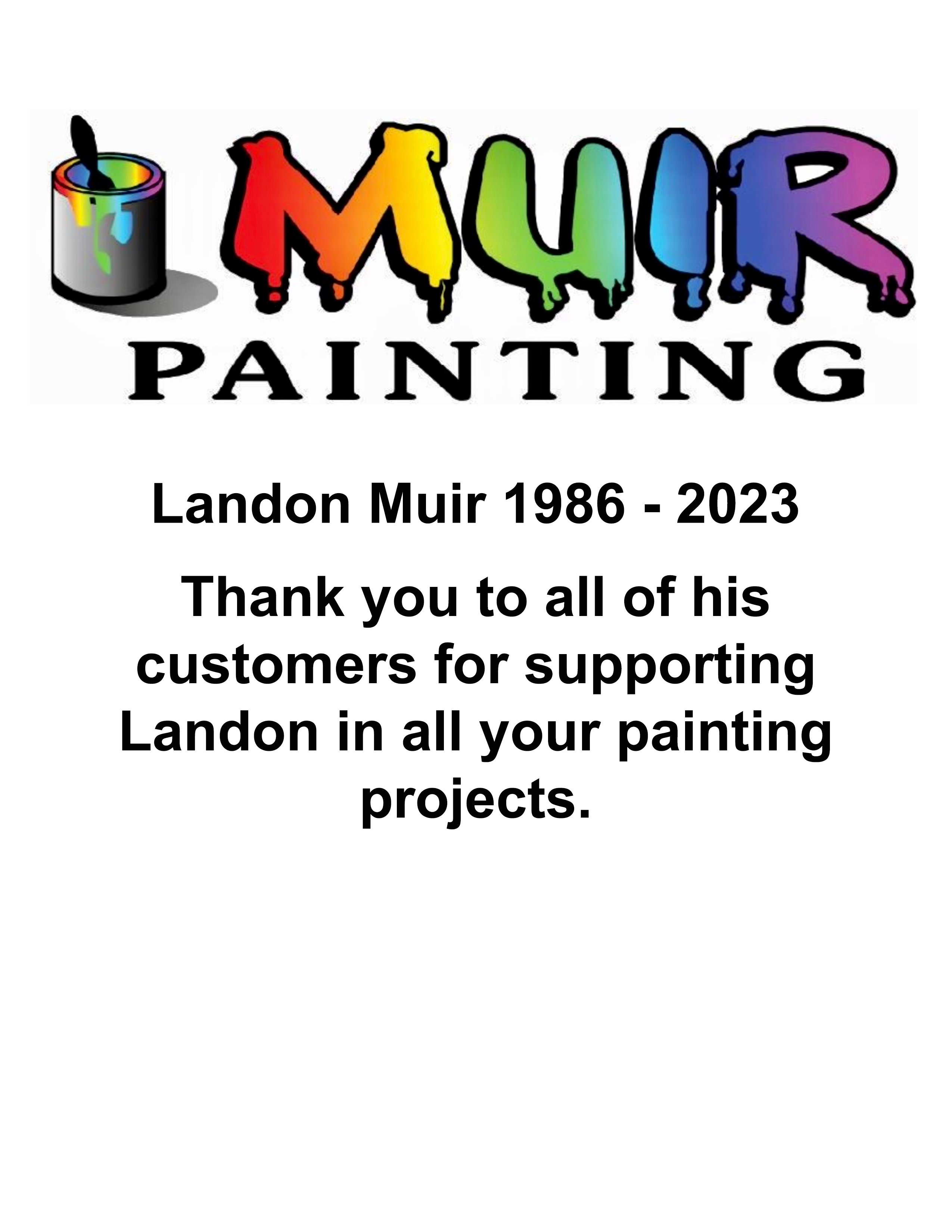 Logo for Muir Painting