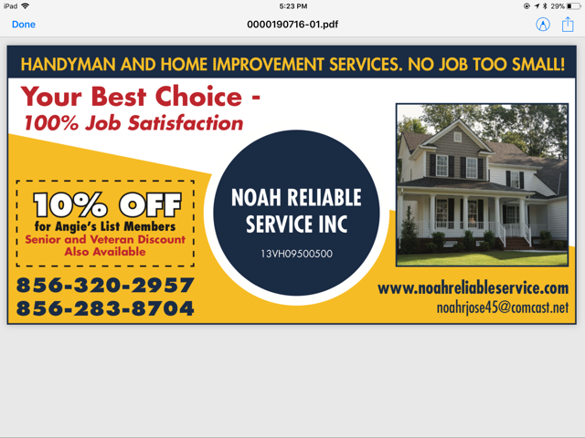 Avatar for Noah Reliable Service INC