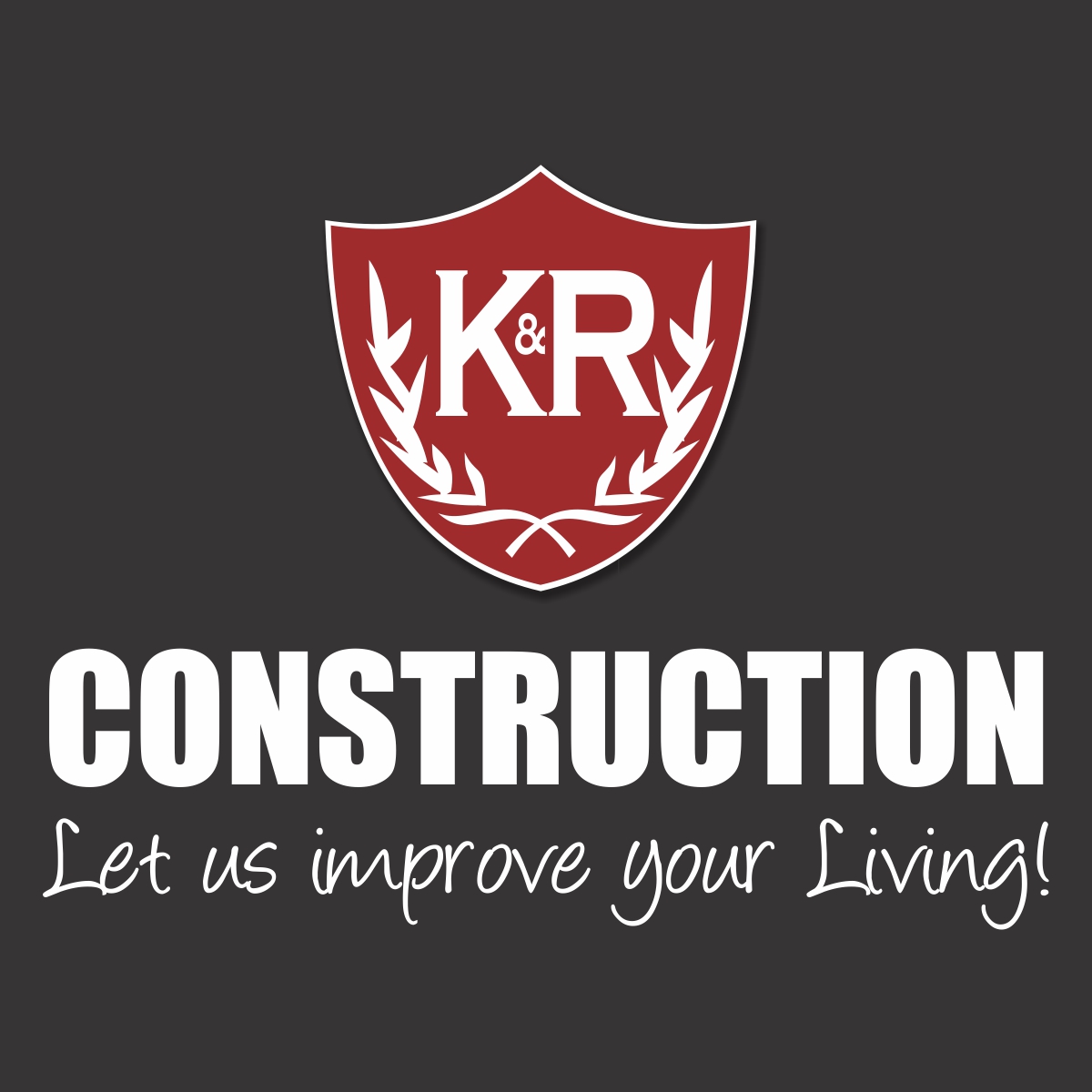 Logo for Kr construction