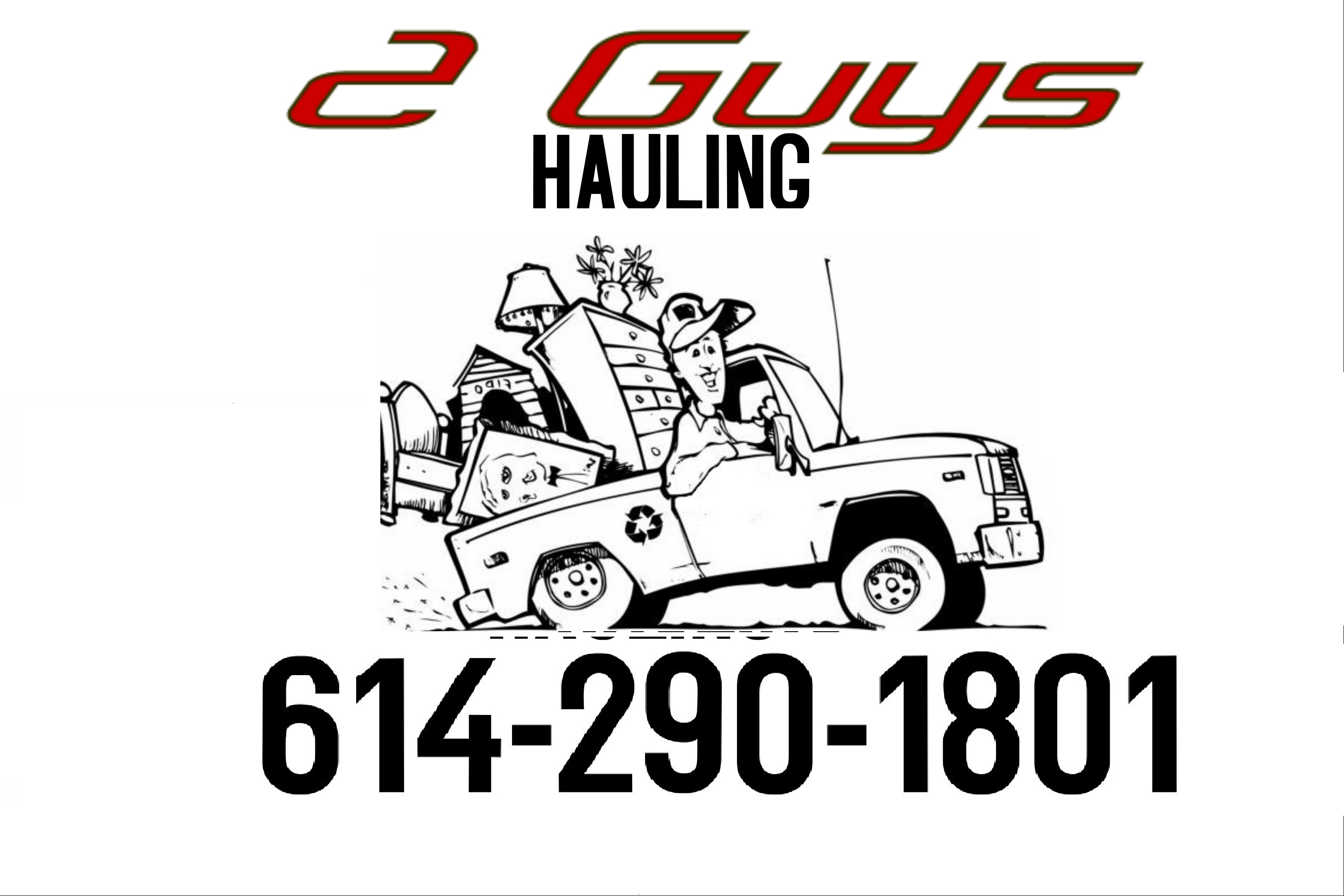 2 Guys Hauling logo