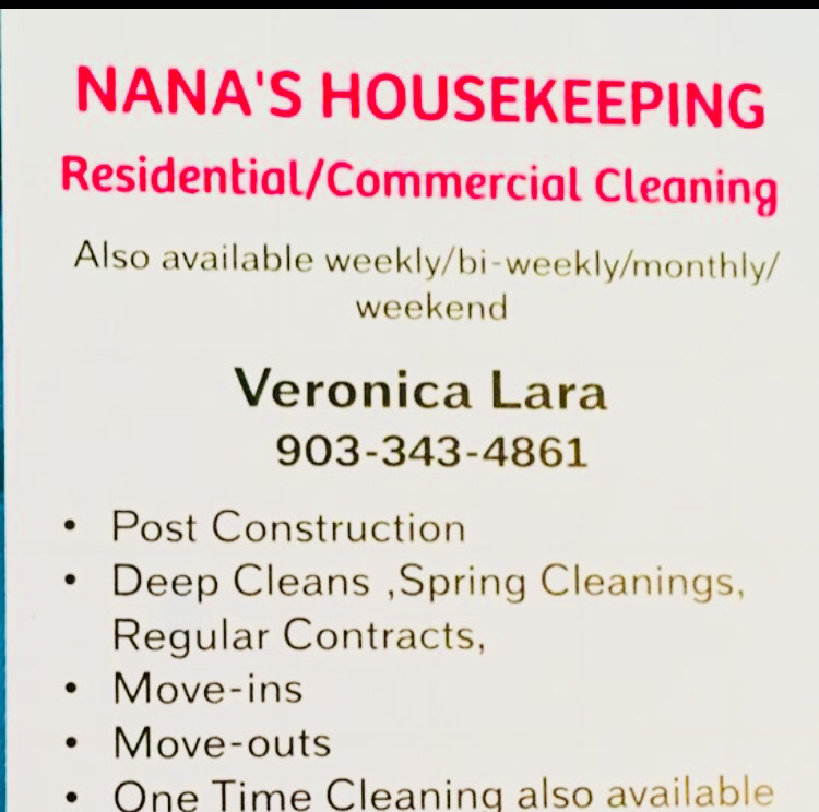 Logo for Nanas housekeeping