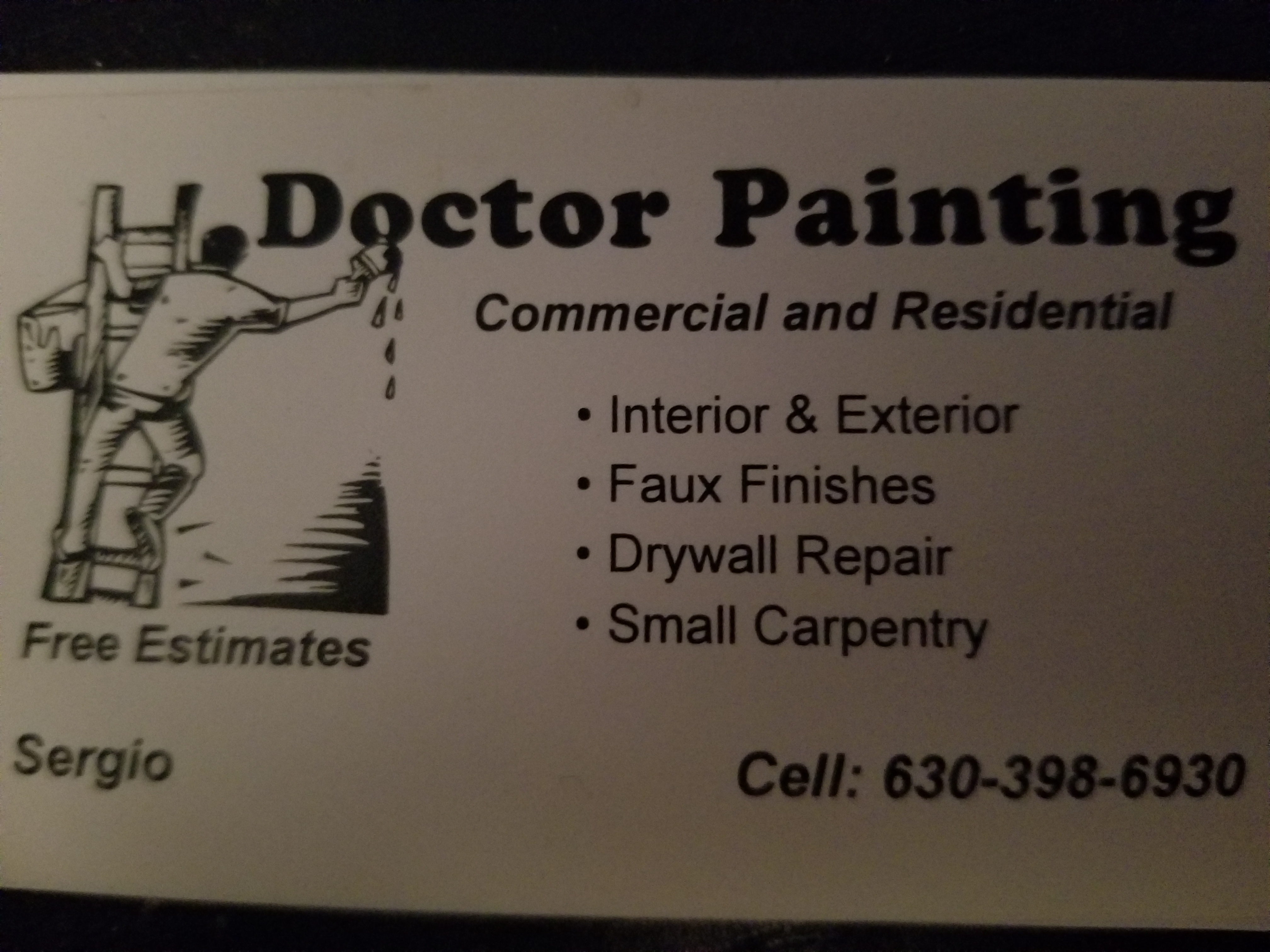 Logo for doctor painting inc
