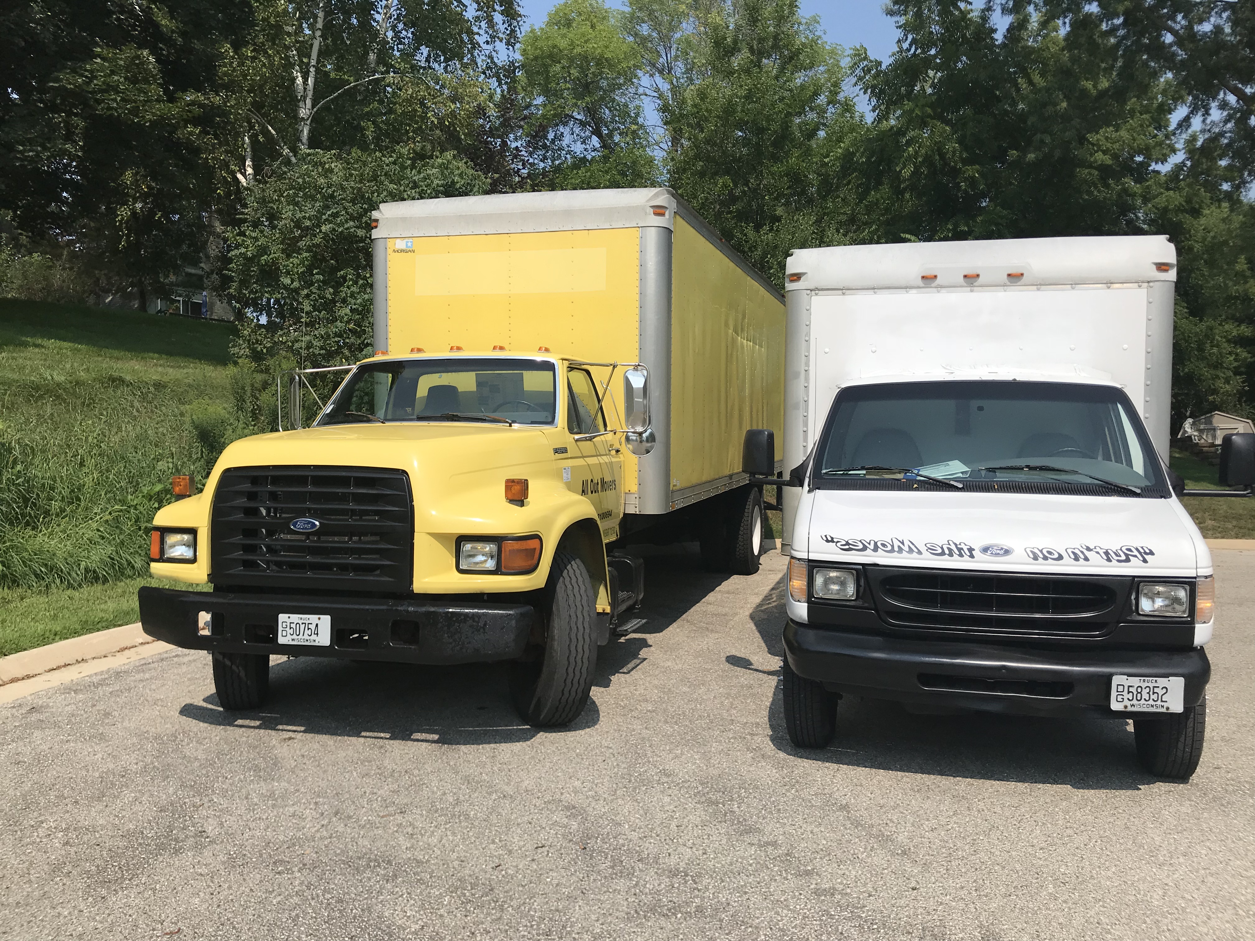 Logo for All Out Movers