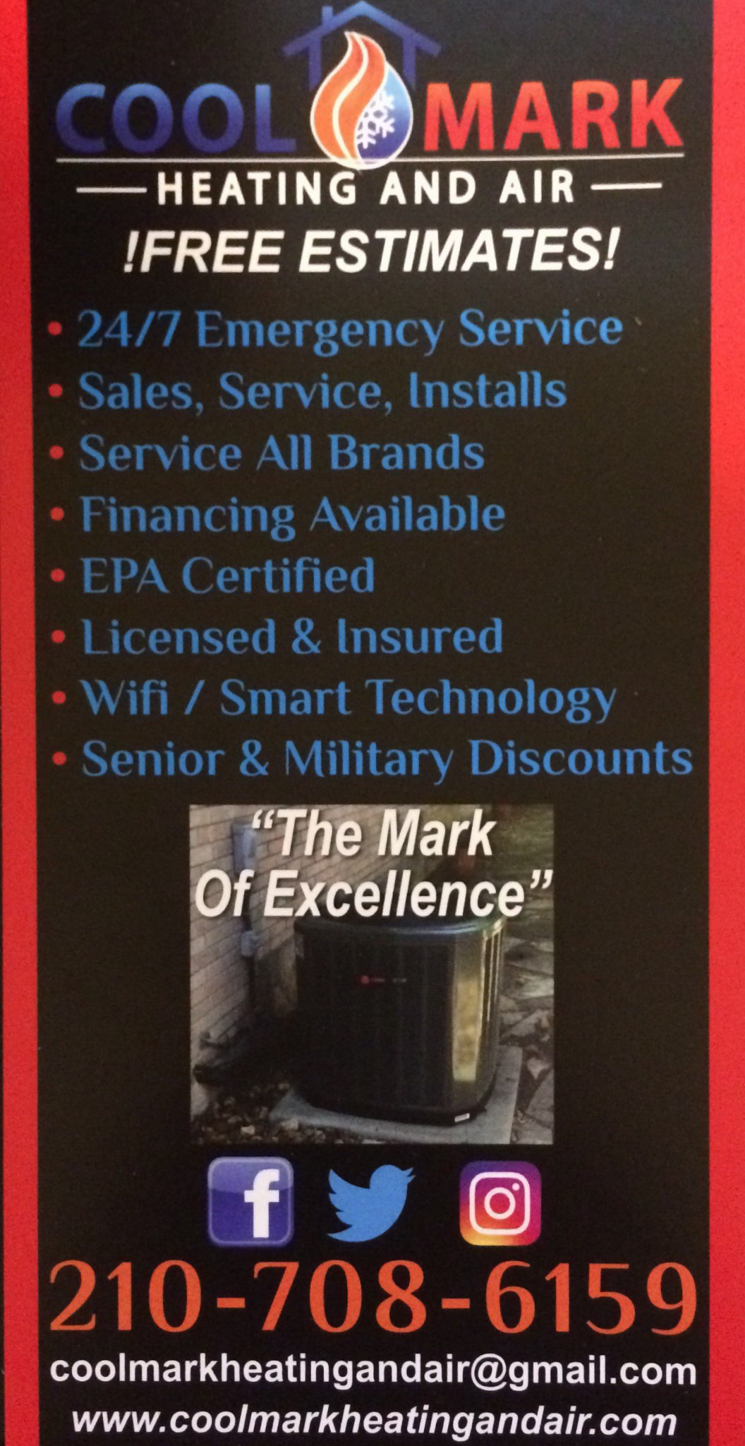 CoolMark heating and air logo